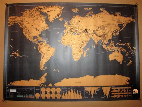Scratch Off Interactive World Map By Info Globes Product Review Cafe