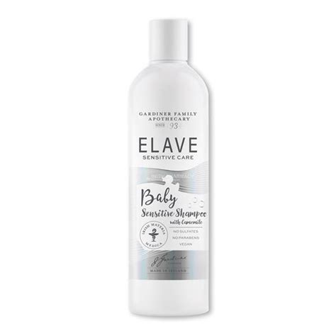 Elave sensitive baby bath is a clinically tested extremely gentle cleanser enriched with organic camomile and organic aloe vera to protect and hydrate your baby's delicate skin. Elave Sensitive Baby Shampoo 400ml | Inish Pharmacy | Ireland