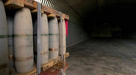 Chemical Weapons And Ammunition Artillery Shells Containing Mustard Gas