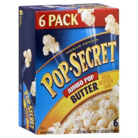 Pop Secret Jumbo Pop Butter Microwave Popcorn 6 Ct 35 Oz Kroger