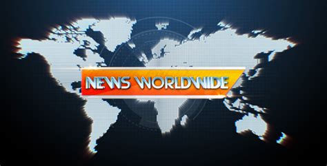 Stylish 3d texts and logos. Worldwide News Ident by Pulsarus | VideoHive