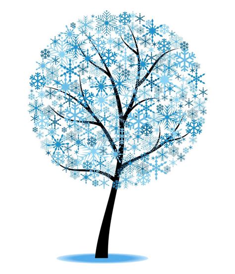 Winter Tree Stock Vector Illustration Of Beautiful Composition 17330869
