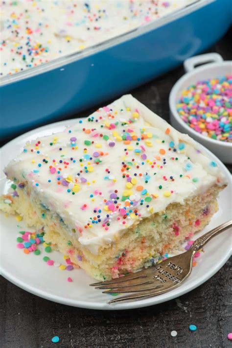 Homemade Funfetti Cake Crazy For Crust