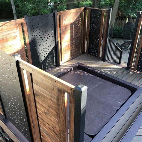 9 Awesome Hot Tub Privacy Screen Types To Get For More Relaxing Experience At Home Aprylann
