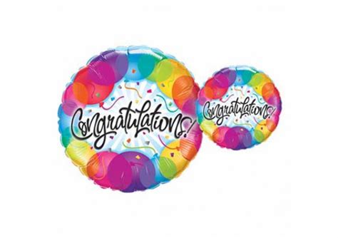 Congratulations Foil Balloon Cakes 2 U