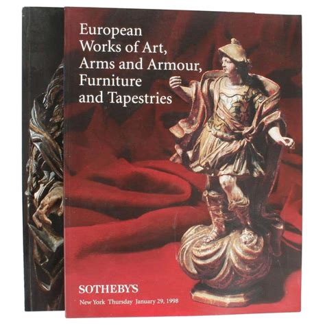 Pair Of Sothebys Catalogues On European Works Of Art Furniture And