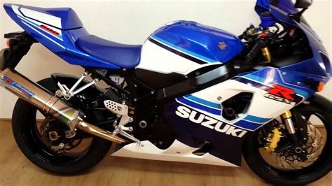 Have this bike delivered to yo. Suzuki GSXR 600 K5 20th Anniversary 14000M - YouTube