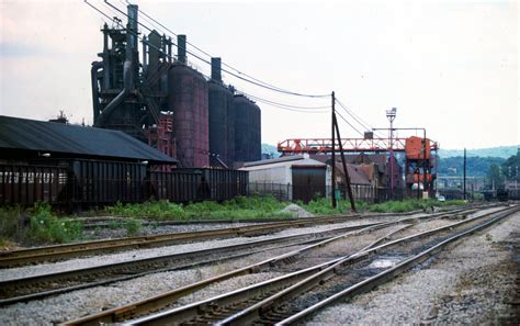 P&LE-B&O Tracks, National Sheet & Tube, McKeesport, 1975 | Mckeesport