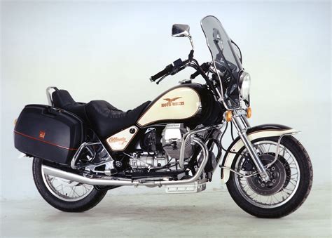 Burgundy and cream in color. Moto Guzzi California III 1987 - 1993 #moto #guzzi # ...