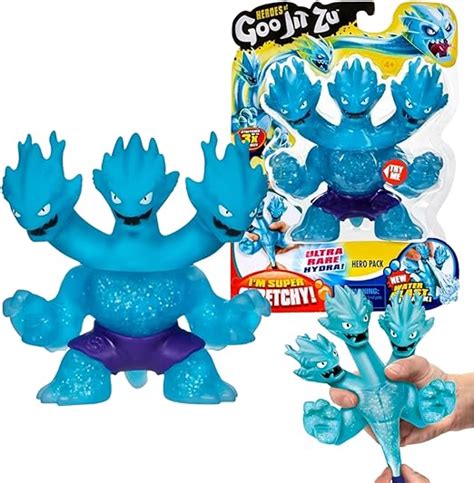 Goo Jit Zu 37346 Hydra The 3 Headed Dragon Blue Uk Toys