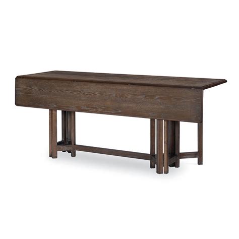 Refined Rustic Rectangular Drop Leaf Console Table Rachael Ray Home By