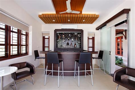Traditional Bungalow In Kozhikode Calicut Tropical Home Bar