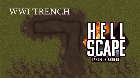 Make A Wwi Trench In Dungeondraft Using Hellscape Assets Youtube