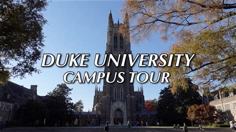 Duke University Campus Tour Prettiest School In The Country Duke