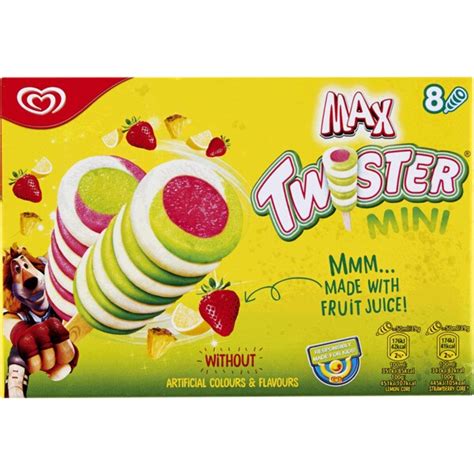 Gelado Mini Pack 8 Embalagem 400 Ml · Olá Max Twister · Supermercado El