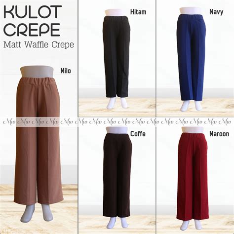 Penggunaan tunik yang disulap menjadi outer kemudian dipadukan dengan celana warna putih ini tentu saja akan membuat seseorang menjadi tampil trendi. CELANA KULOT PANJANG / basic pants OOTD HIJAB perempuan ...