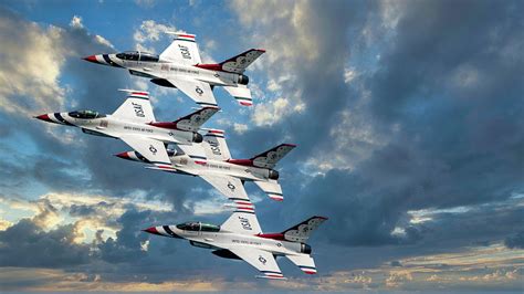 Us Air Force Thunderbirds Photograph By Randy Scherkenbach