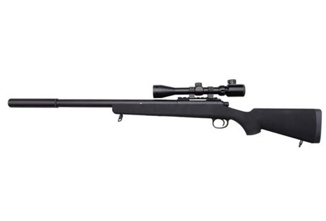 Jg Bar 10 Silenced Sniper Rifle Replica With Scope Mpa Airsoft