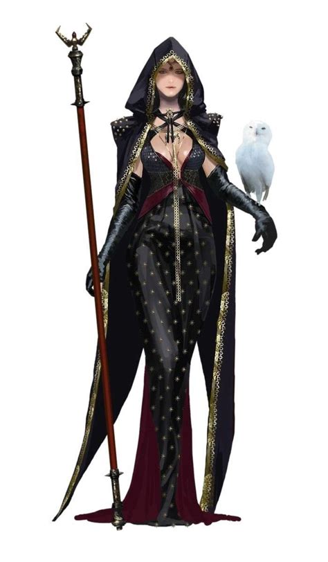 DnD Female Wizards And Warlocks Inspirational Female Wizard Fantasy Character Design