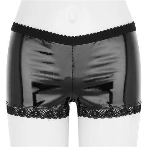 Womens Wetlook Underwear Lingerie Knickers Thongs G String Panties Briefs Shorts Ebay