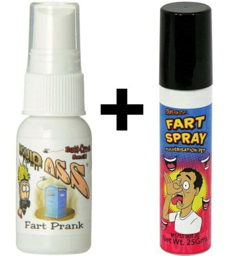 1 Liquid Ass Spray Mister Top 1 Fart Spray Can ~ Combo Set Ebay