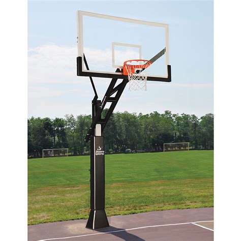 Basketball System Titan™ Adjustable Series 5x 5 Pole With 3