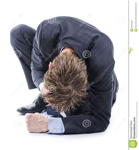 Depressed Businessman Stock Image Image Of Depression 32007945