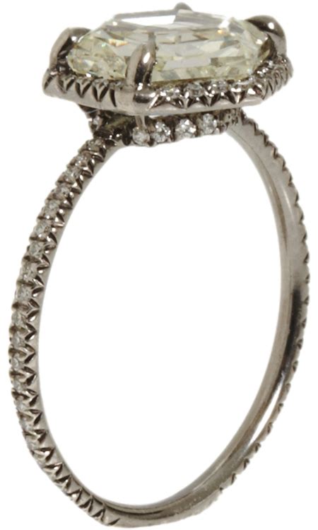 Monique Péan Hexagon Diamond Ring | Hexagon diamond ring, Hexagon diamond, Vintage jewelry
