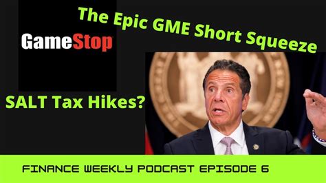 Ideally, you would already be in the trade and be taking profits as it runs higher, but if you want to. Finance Weekly Podcast Episode 6: GME Short Squeeze and ...
