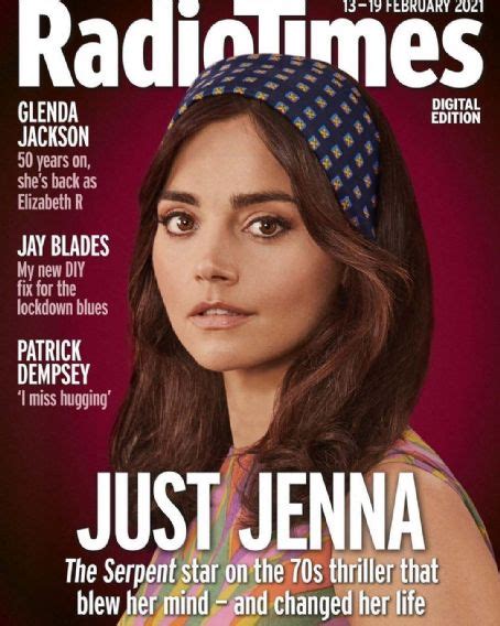 Jenna Coleman The Serpent Radio Times Magazine 13 February 2021 Cover