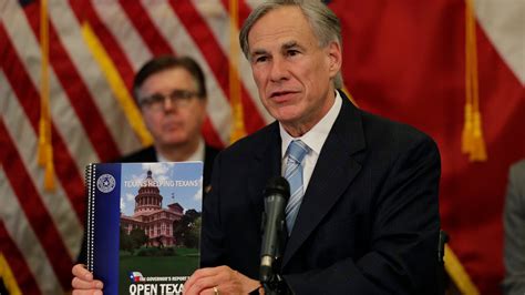 ‘its Time To Set A New Course Texas Governor Outlines Reopening Plan