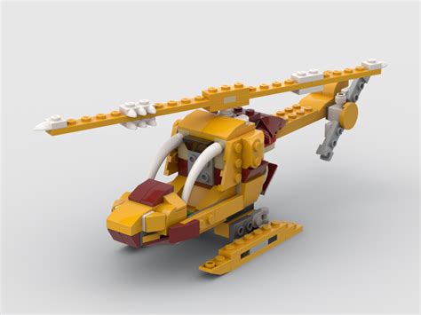 Lego Moc 31112 Helicopter By Klintisztvud Rebrickable Build With Lego