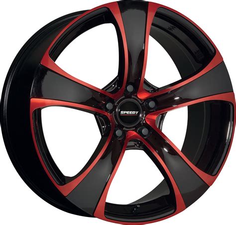 Speedy Wheels Circuit Rs Gloss Black Candy Apple Red Continental