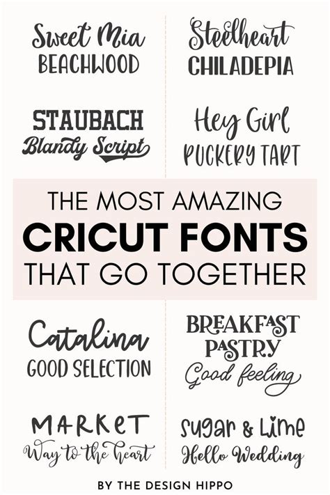 The Most Amazing Cricut Fonts That Go Together Cricut Fonts Cricut