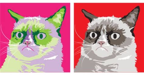 Get inspired by our community of talented artists. Yes! Grumpy Warhol Cat by `talon on deviantART | Art ...
