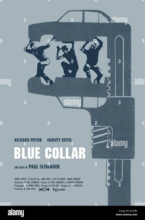 Blue Collar Year 1978 Usa Director Paul Schrader Movie Poster Fr