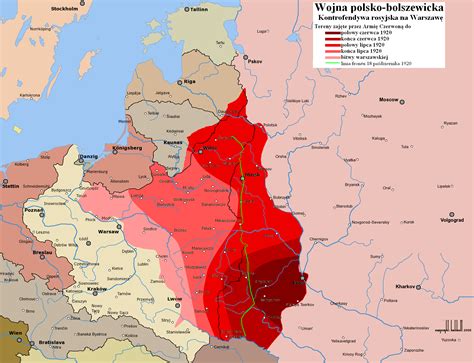 Jak Piłsudski narzucił Rosji granicę Polski Polska Historia Mapa