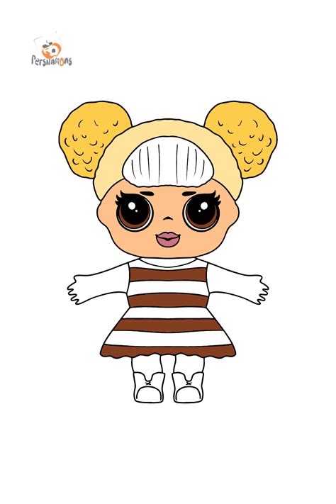 Queen Bee Glitter Coloring Page Lotta Lol Bee Coloring Pages Cute