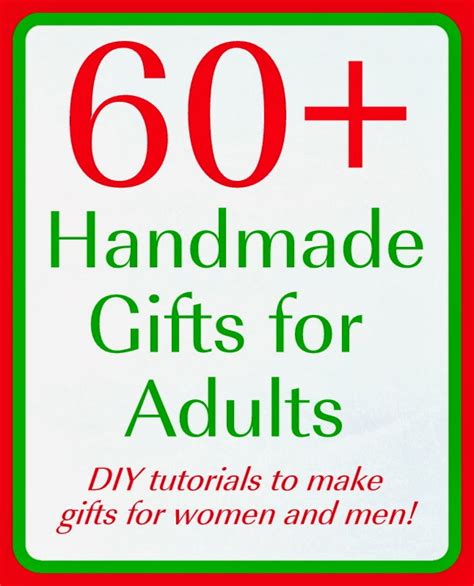 Maybe you would like to learn more about one of these? Handmade Gifts for Adults (over 60 ideas!) - The Country ...