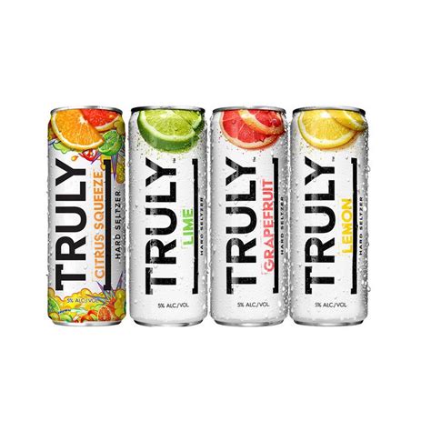 Truly Citrus Mix Pack Hard Seltzer 12 Pack 12oz Carlo Pacific