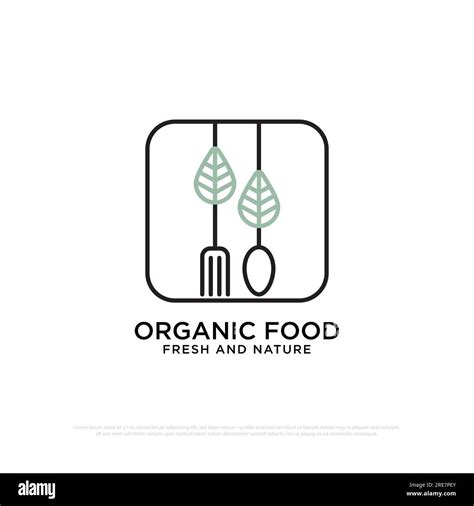 Organic Food Logo Design Inspiration Fresh And Nature Food And