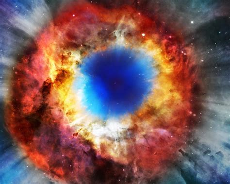 Helix Nebula explosion Space Wallpaper HD 3840x2400 : Wallpapers13.com