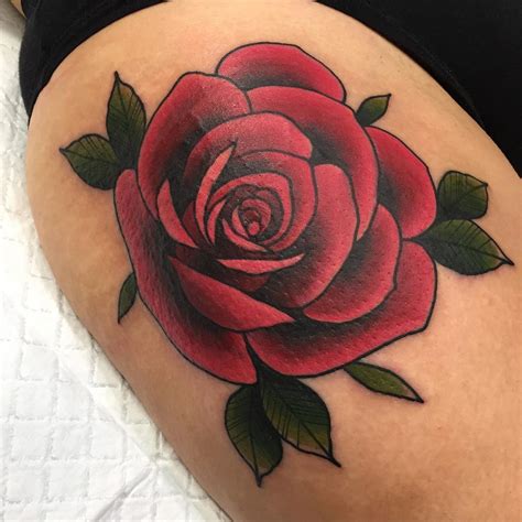 Classic Red Rose Tattoo Tattoo Ideas And Inspiration Tiny Tattoos For