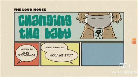 The Loud House Changing The Baby Title Card Youtube