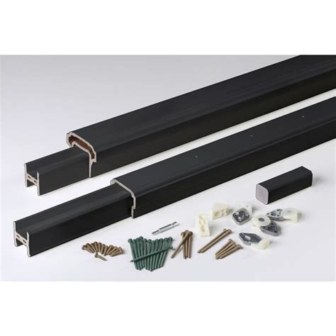 It's the perfect finishing touch for your extended living space. AZEK (Assembled: 10-ft x 3-ft) RadianceRail Black ...