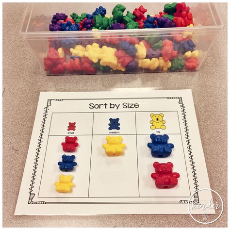 Teaching Sorting In Fdk A Pinch Of Kinder