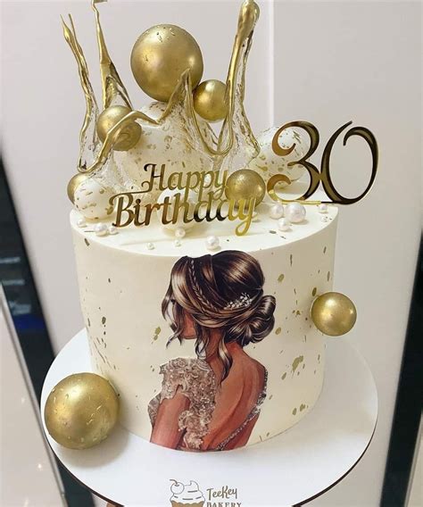 30th Birthday Cake For Women Modern Birthday Cakes 30th Birthday Cake