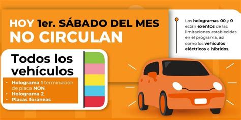 Hoy No Circula Conoce Que Autos No Circulan Este Sábado 5 De Febrero