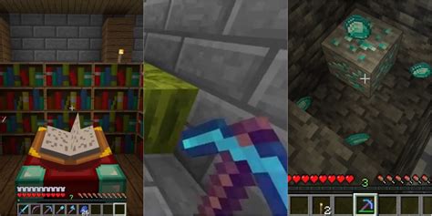 6 Best Pickaxe Enchantments In Minecraft Ranked