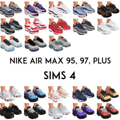S4cc Nike Air Max 959798plus Sims 4 Sims 4 Toddler Sims 4 Cc Shoes